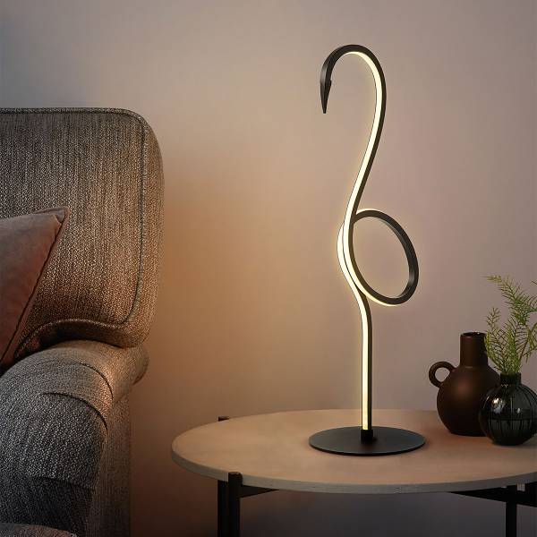 Tafellamp Flamingo zwart