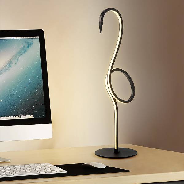 Tafellamp Flamingo zwart