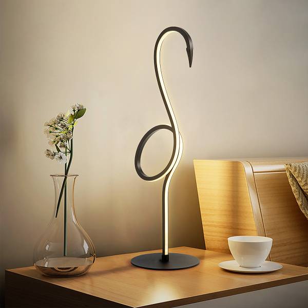 Tafellamp Flamingo zwart