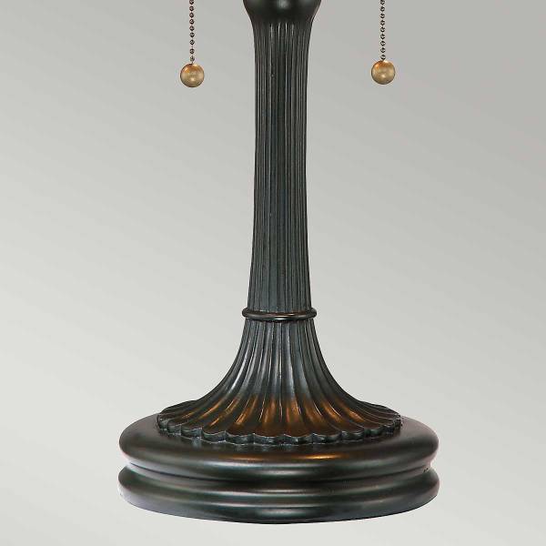 Lampada da tavolo Kami Marrone - Acciaio - Vetro colorato - 41 x 58 x 41 cm