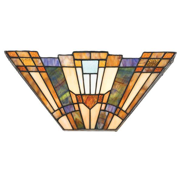 Lampada da parete Ingenlook Marrone - Acciaio - Vetro colorato - 41 x 18 x 14 cm