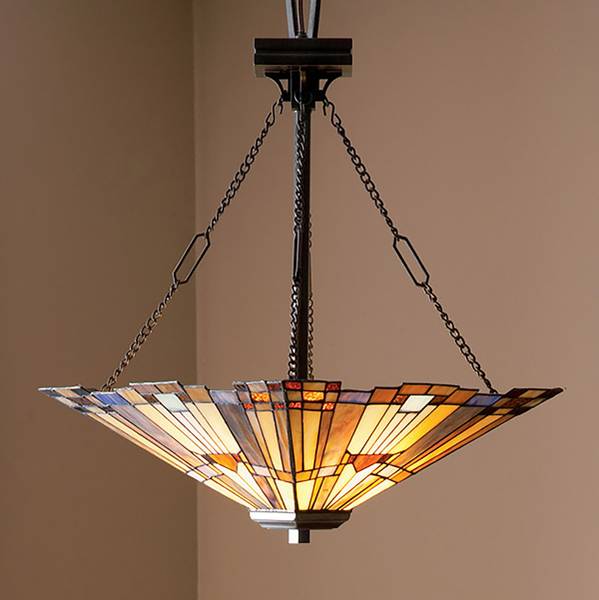 Lampada a sospensione Ingenlook C Marrone - Acciaio - Vetro colorato - 45 x 221 x 45 cm