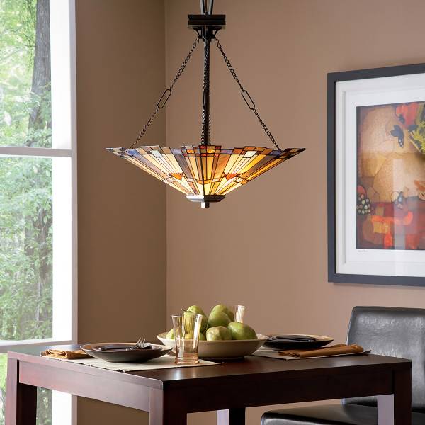 Lampada a sospensione Ingenlook C Marrone - Acciaio - Vetro colorato - 45 x 221 x 45 cm