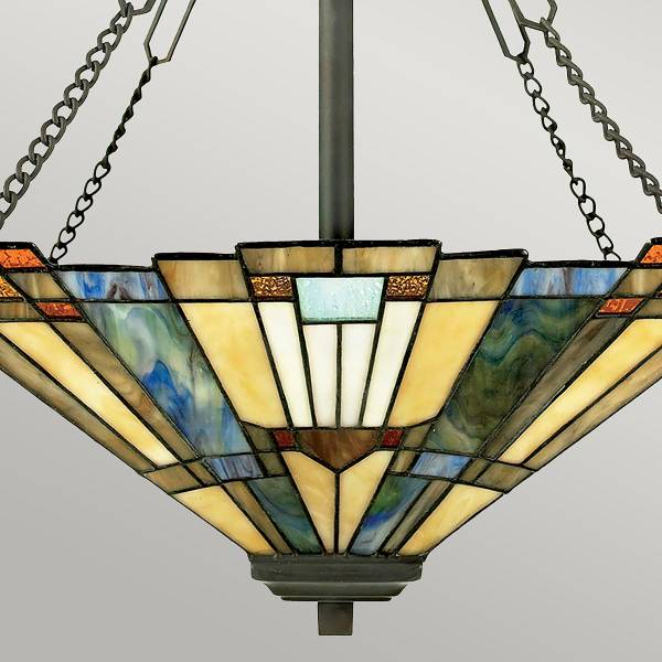 Lampada a sospensione Ingenlook C Marrone - Acciaio - Vetro colorato - 45 x 221 x 45 cm