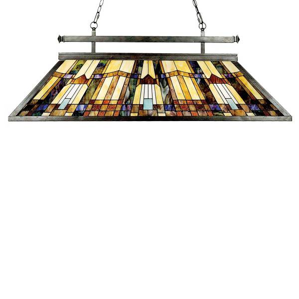 Lampada a sospensione Ingenlook A Marrone - Acciaio - Vetro colorato - 121 x 199 x 41 cm