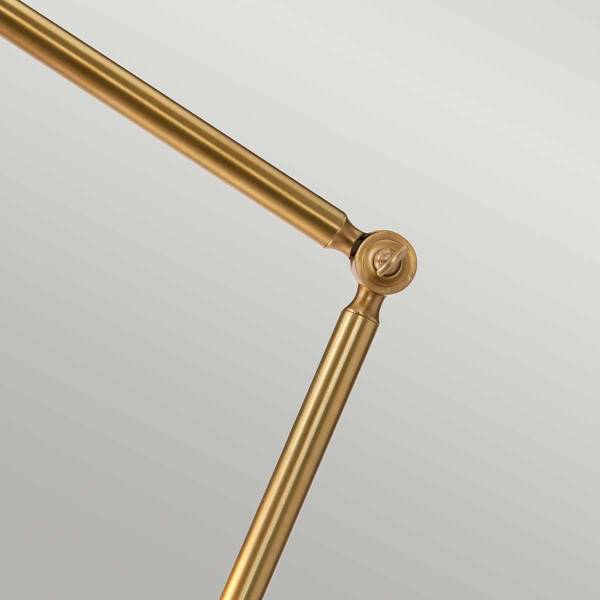 Vloerlamp Provence messing - staal - 34 x 167 x 58 cm