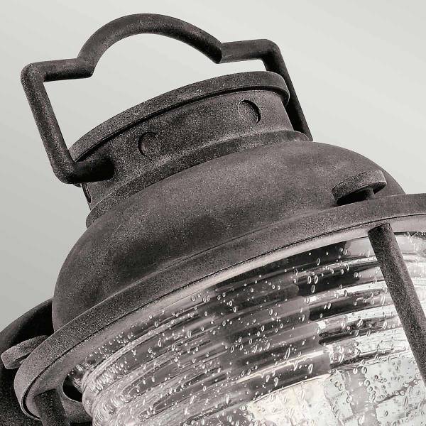 Lampada da parete Ashland Bay Grigio - Alluminio - Vetro trasparente - 19 x 35 x 21 cm