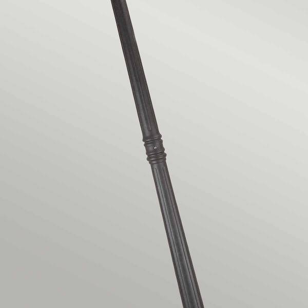 Lampada da esterno Norfolk C Nero - Alluminio fuso - Vetro colorato - 60 x 227 x 60 cm