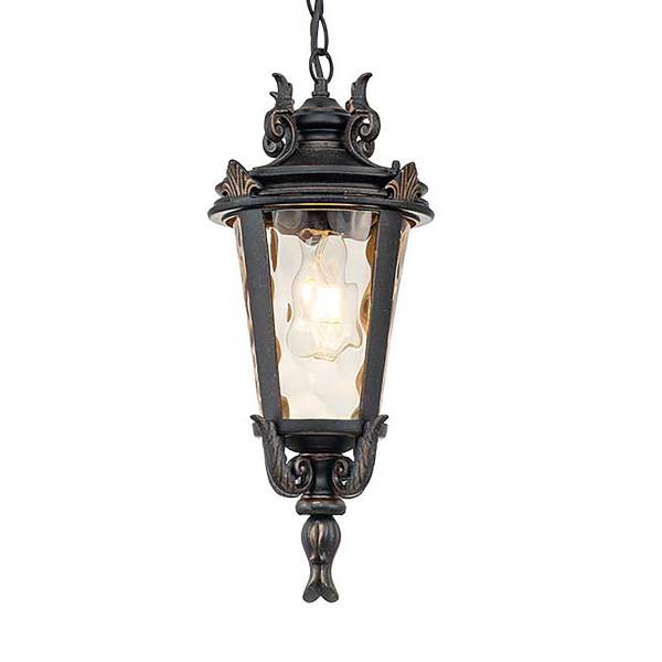 Pendelleuchte Baltimore Typ B Aluminiumguss / Farbglas - Grau - 1-flammig