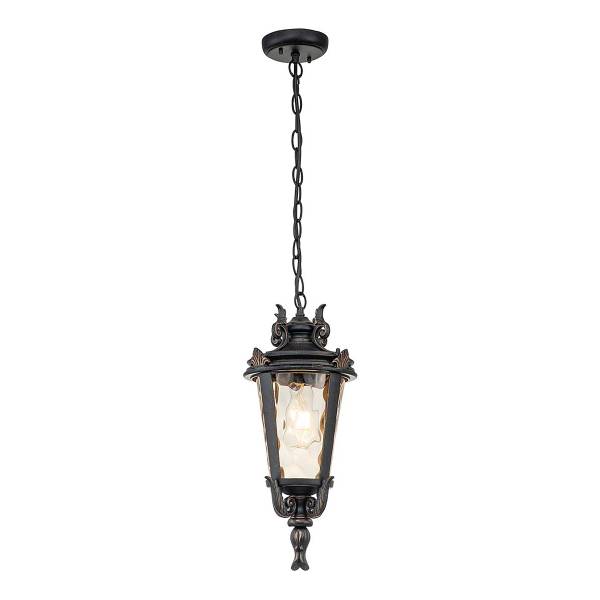 Pendelleuchte Baltimore Typ B Aluminiumguss / Farbglas - Grau - 1-flammig