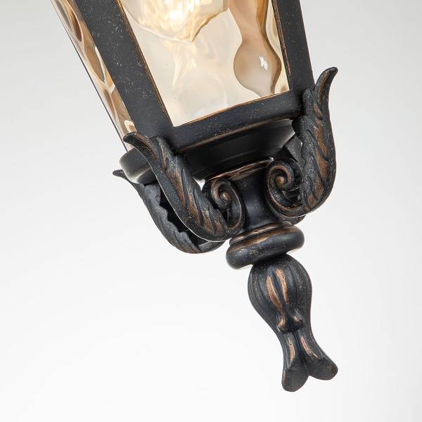 Pendelleuchte Baltimore Typ B Aluminiumguss / Farbglas - Grau - 1-flammig