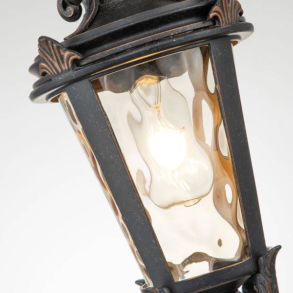 Pendelleuchte Baltimore Typ B Aluminiumguss / Farbglas - Grau - 1-flammig
