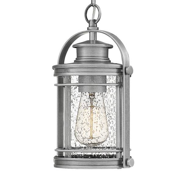 Lampada a sospensione Booker Argento - Alluminio - Acciaio - Vetro trasparente - 16 x 149 x 13 cm