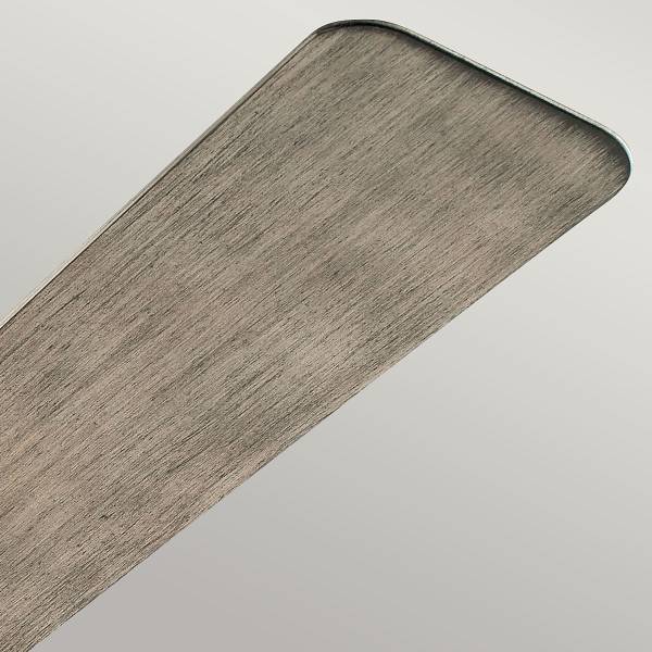 Ventilatore da soffitto Ahrendale Grigio - Acciaio - Vetro opale - ABS - 152 x 42 x 152 cm