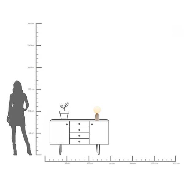 Lampada da tavolo Bollie Beige