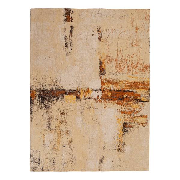 Laagpolig vloerkleed Dust type B goud - mixweefsel - 170 x 2 x 240 cm
