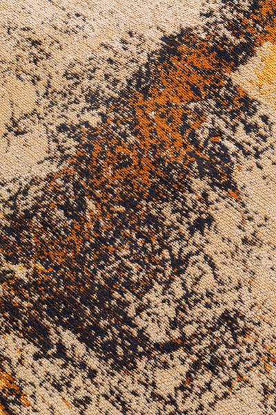 Laagpolig vloerkleed Dust type B goud - mixweefsel - 170 x 2 x 240 cm