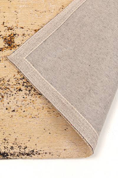 Laagpolig vloerkleed Dust type B goud - mixweefsel - 170 x 2 x 240 cm