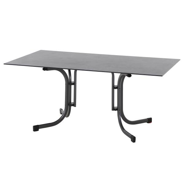 Klapptisch Sola Schwarz - Stahl - 90 x 70 x 160 cm