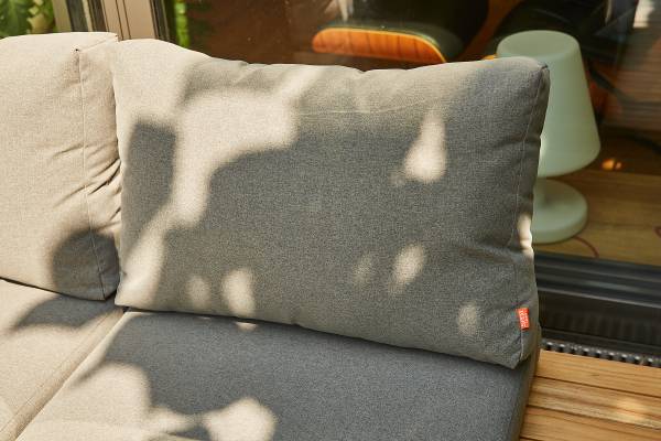 Ensemble de jardin Alvida - 4 élém. Noir - Marron - Aluminium - 204 x 84 x 172 cm