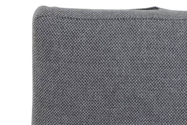 Gartenrelaxsessel Valencia Schwarz - Grau - Aluminium - 59 x 112 x 68 cm