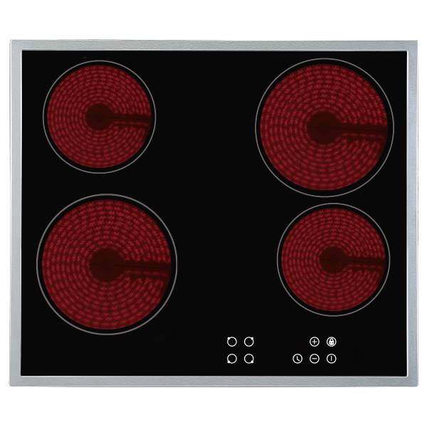 Keukenblok Liverpool zwart Wotan eikenhouten look/grafietkleurig - Breedte: 300 cm - glaskeramiek - met elektrische apparatuur - zonder koelkast