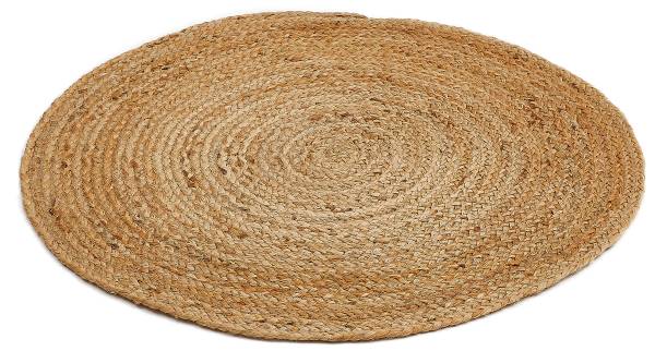 Vloerkleed Mamda I jute - natuur - Diameter: 60 cm