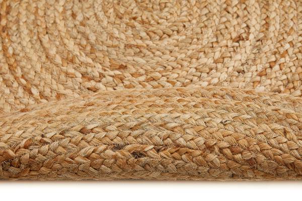 Vloerkleed Mamda I jute - natuur - Diameter: 60 cm