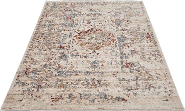 Kurzflorteppich Rocco Webstoff - Blau - 200 x 310 cm