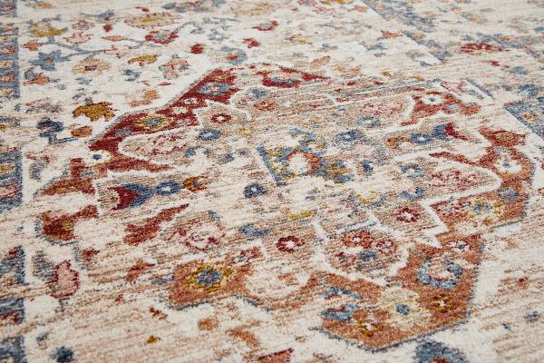 Kurzflorteppich Rocco Webstoff - Blau - 200 x 310 cm