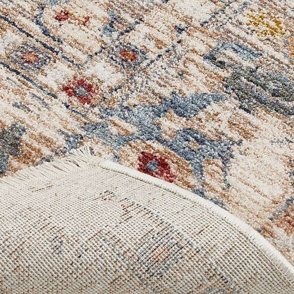 Kurzflorteppich Rocco Webstoff - Blau - 200 x 310 cm