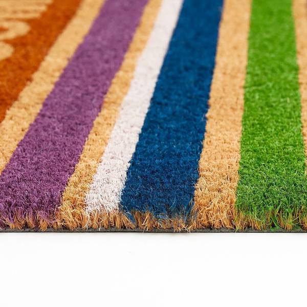 Fußmatte Kokos Welcome Beige - Kokosfasern - 40 x 1.5 x 60 cm