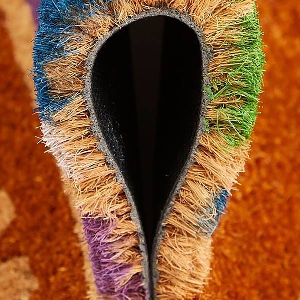 Fußmatte Kokos Welcome Beige - Kokosfasern - 40 x 1.5 x 60 cm