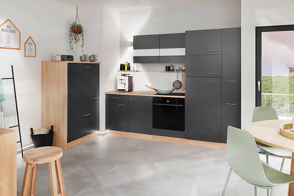 Meuble four encastrable Merle Gris