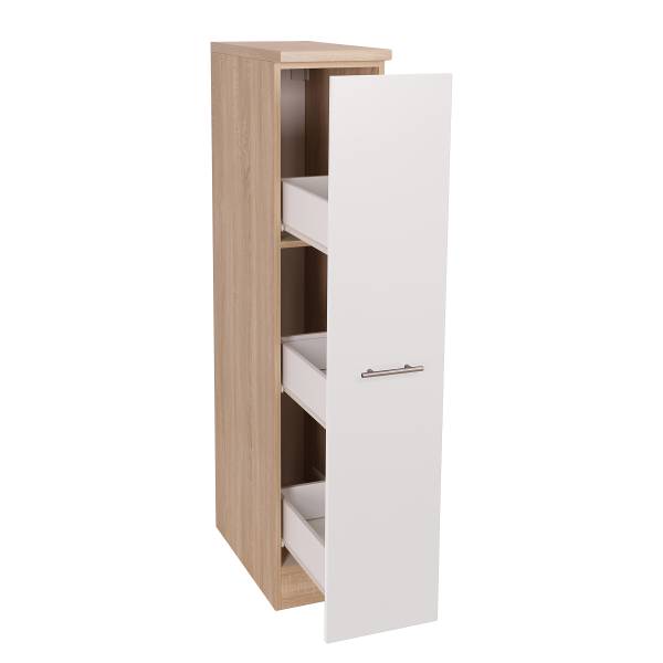 Colonne de cuisine Merle - 1 tiroir Blanc