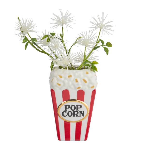 Vase POPCORN Dolomit - Rot