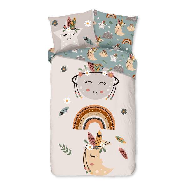 Parure de lit microfibre 30878 140 x 200/220 cm + oreiller 70 x 60 cm