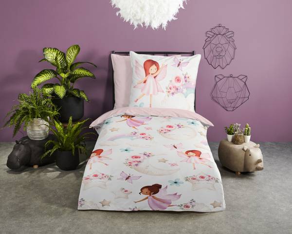 Renforcé-Bettwäsche 31166 135 x 200 cm + Kissen 80 x 80 cm