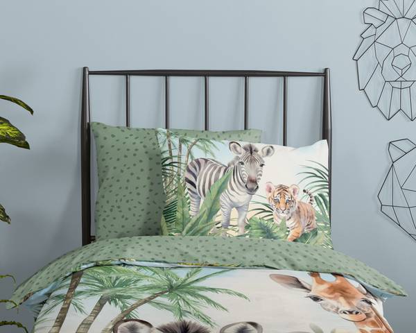 Renforcé-Bettwäsche 33236 140 x 200/220 cm + Kissen 70 x 60 cm