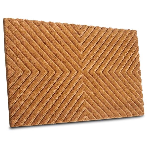 Fußmatte Mix Mats Geometric Kokosfasern / PVC - Braun