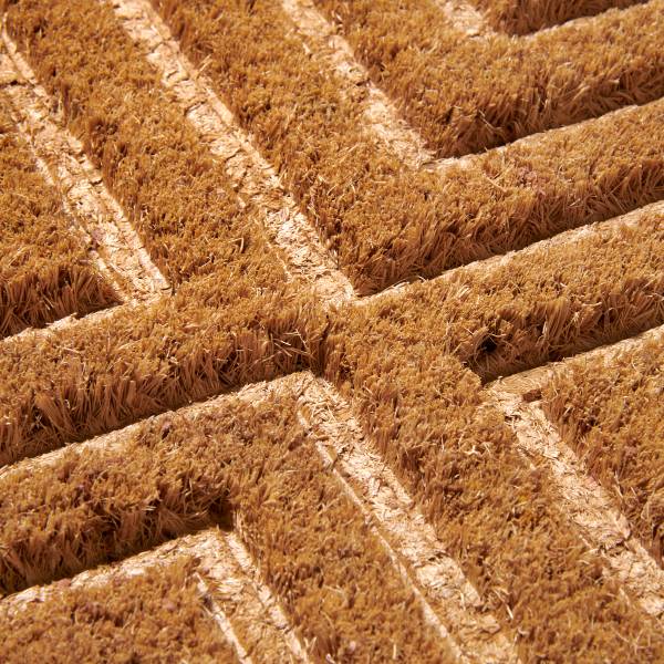 Fußmatte Mix Mats Geometric Kokosfasern / PVC - Braun