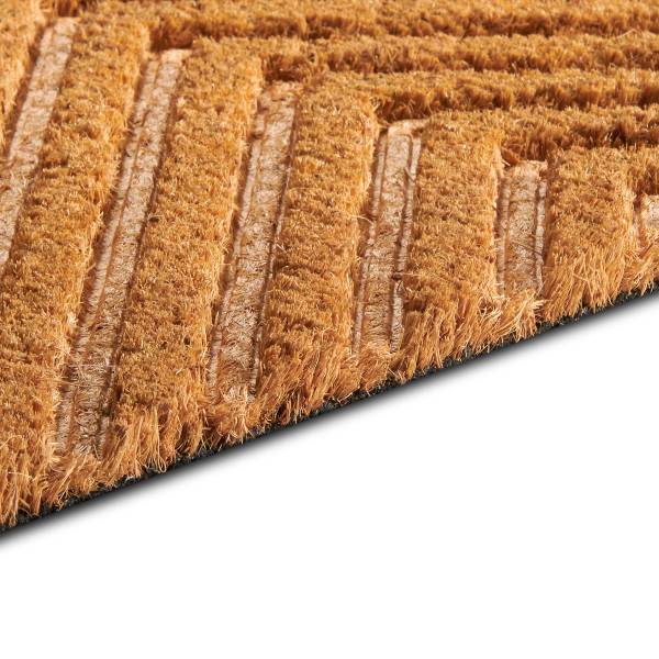 Fußmatte Mix Mats Geometric Kokosfasern / PVC - Braun