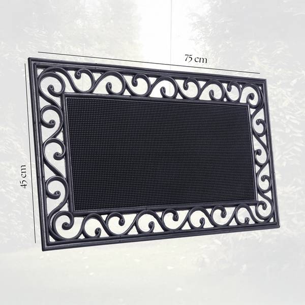 Zerbino Mix Mats Gusseisen B Gomma - Nero