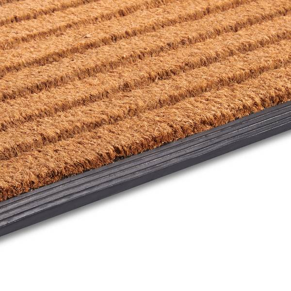 Fußmatte Mix Mats Striped Kokosfasern / Gummi - Braun / Schwarz