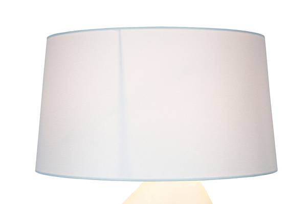 Tischleuchte Tatihara Typ A Leinen / Keramik - 1-flammig