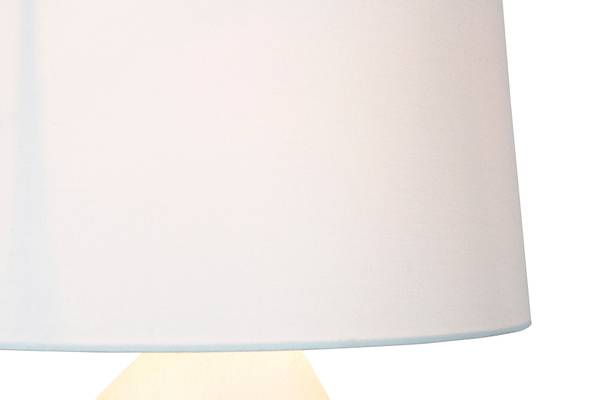 Tischleuchte Tatihara Typ A Leinen / Keramik - 1-flammig