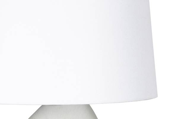 Tischleuchte Tatihara Typ A Leinen / Keramik - 1-flammig