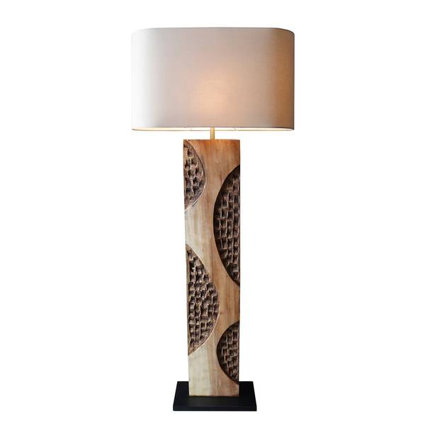 Lampadaire Mwachesa - Type A Lin / Caoutchouc massif - 1 ampoule