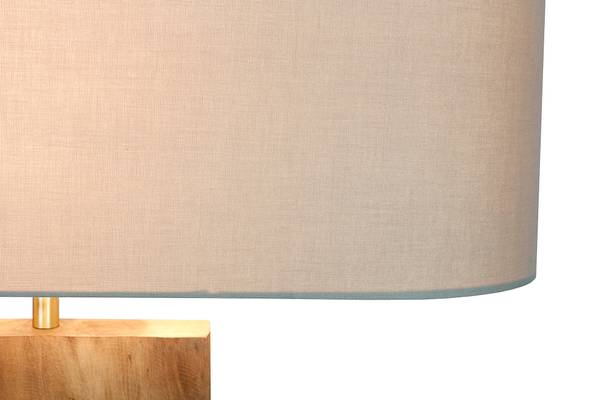 Lampadaire Mwachesa - Type A Lin / Caoutchouc massif - 1 ampoule
