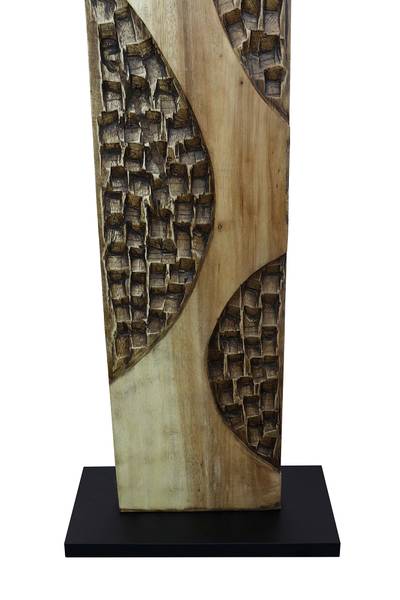 Lampadaire Mwachesa - Type A Lin / Caoutchouc massif - 1 ampoule